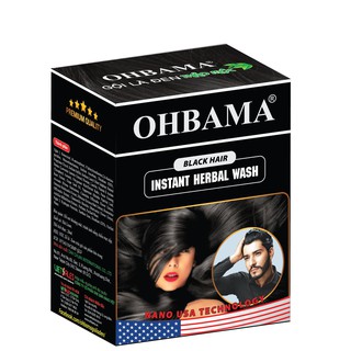 (MẪU MỚI) GỘI LÀ ĐEN THẢO DƯỢC OHBAMA