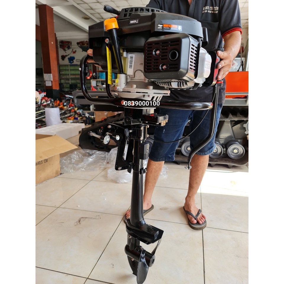 Máy Chạy Thuyền 9Hp . Đông cơ Ca nô chạy xuồng ghe vỏ lãi 4 thì Zhongshen