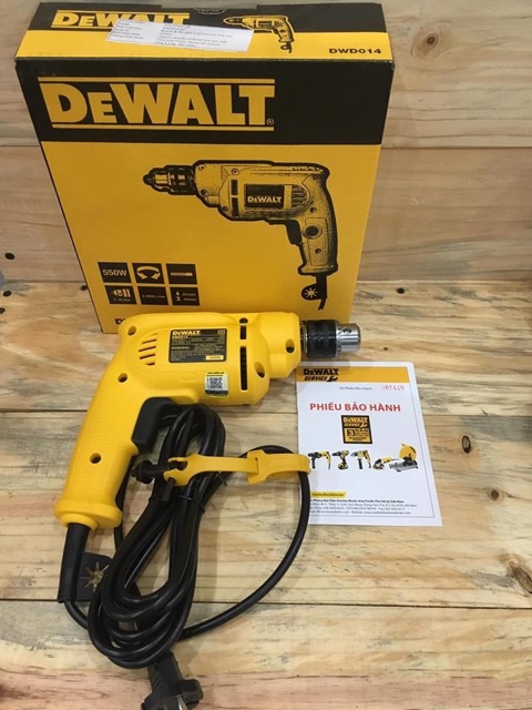 DWD014 Máy khoan cầm tay 10mm chính hãng Dewalt