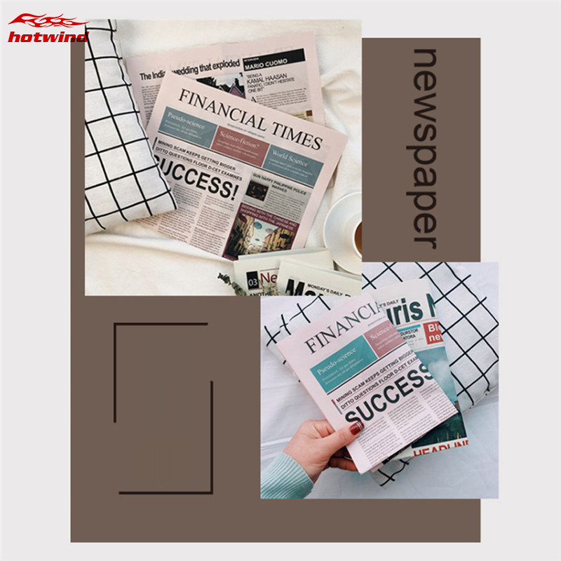 HW 2 Giấy Báo Làm Nền Chụp Ảnh Phong Cách Vintage