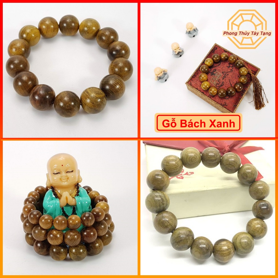 Vòng Tay Phong Thuỷ Gỗ Tự Nhiên  mùi thơm nhẹ Bình An, May Mắn quà tặng ý nghĩa - Phong Thuỷ Tây Tạng