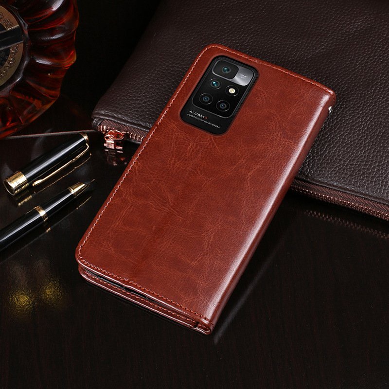 Bao da dạng ví nắp lật hai mặt xiaomi redmi 10 và các dòng máy khác
