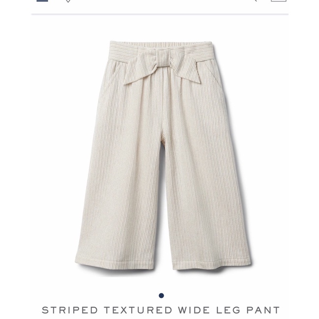 Quần ống rộng striped textured - Janie and Jack