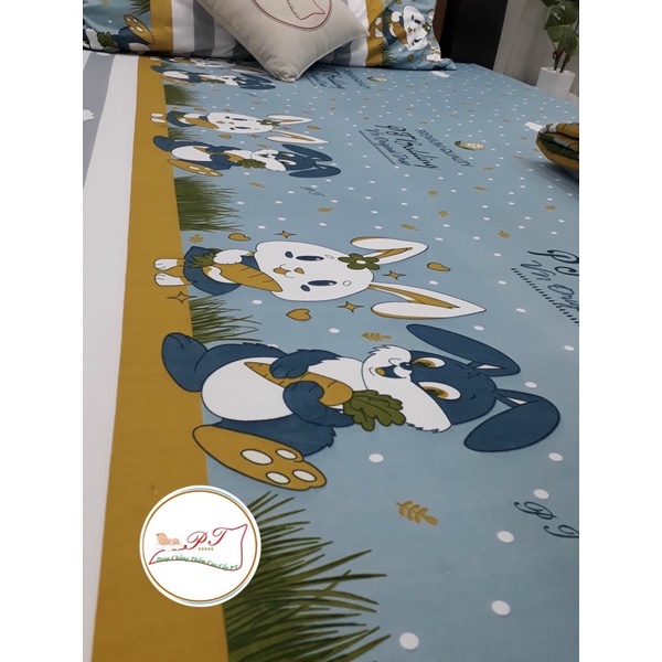 Ga chống thấm PT 100% cotton thỏ cam
