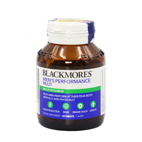 Viên Uống Giúp Bồi Bổ Sức Khỏe, Tăng Cường Sinh Lý Nam Blackmores Men’s Performance Multi Lọ 50 viên