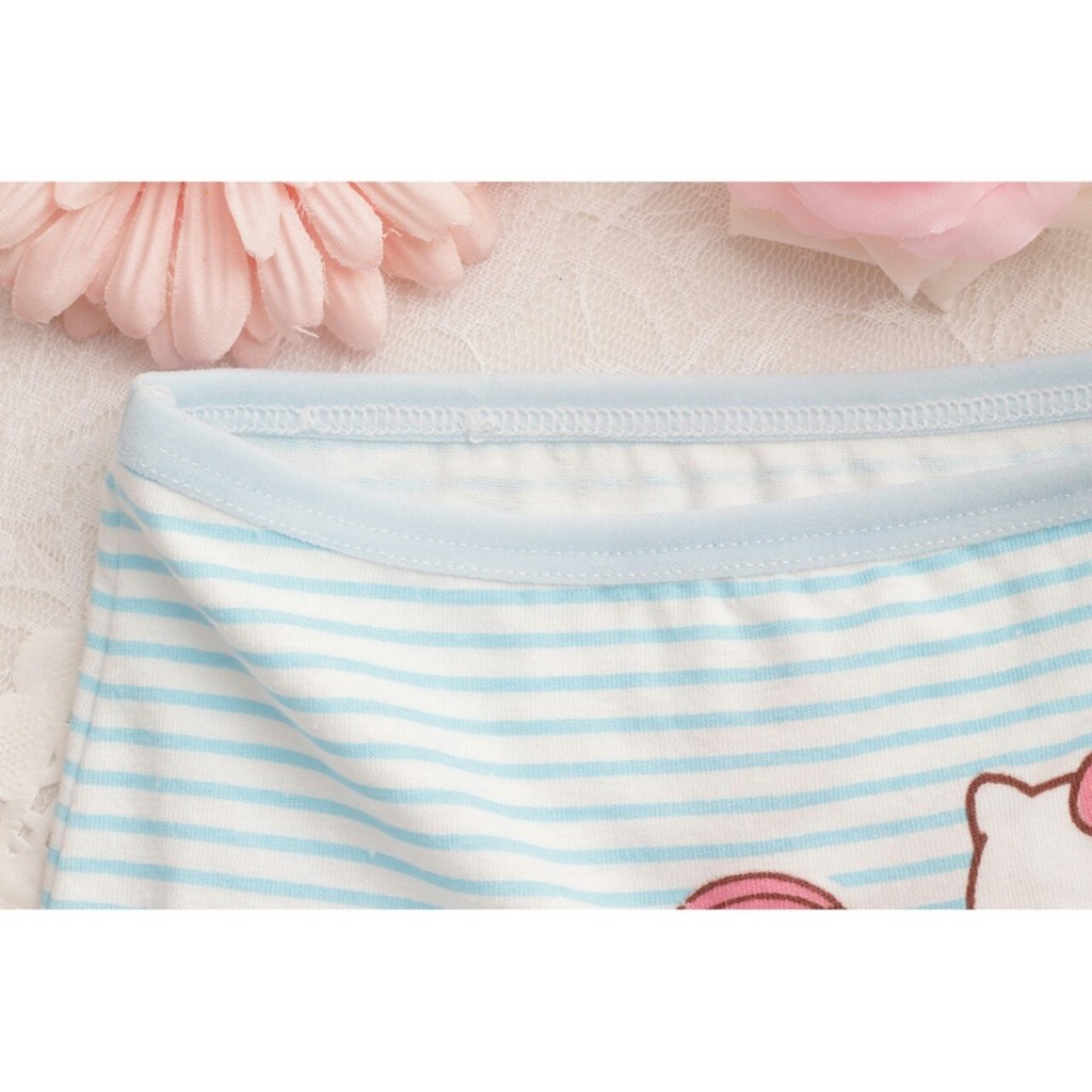 Quần chip đùi cotton hình mèo Kitty nhiều màu sắc cho bé gái 2-10 tuổi Baby-S – SC004