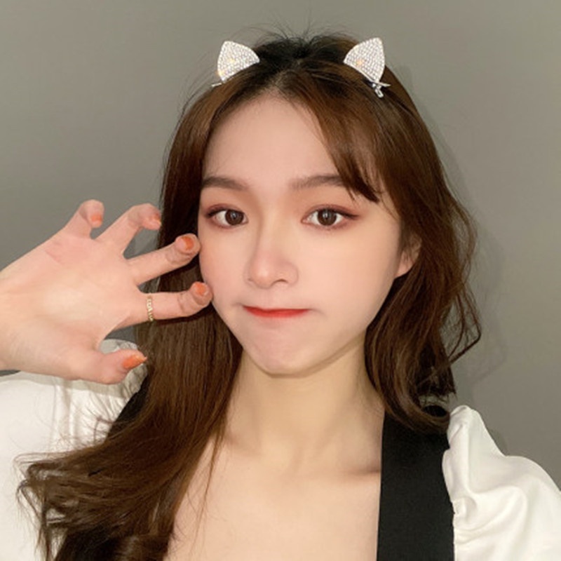 Set 2 kẹp tóc tai mèo siêu xinh - UniLabel