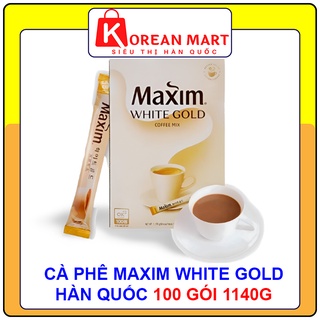 CÀ PHÊ HÒA TAN MAXIM WHITE GOLD HỘP 1170G
