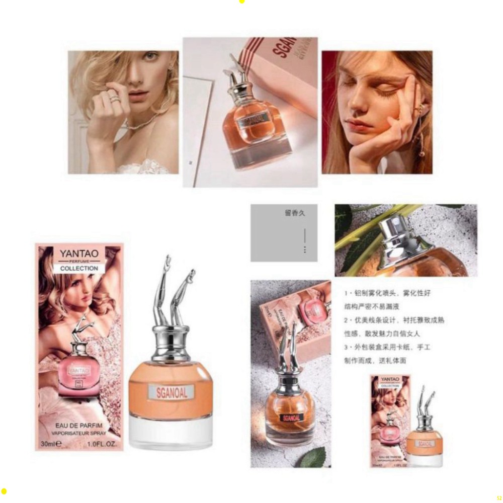 Nước Hoa nữ mini thơm lâu hàng nội địa trung, chai nước hoa Đôi Chân chính hãng KARRI YANTAO 30ML giá rẻ xvc | BigBuy360 - bigbuy360.vn