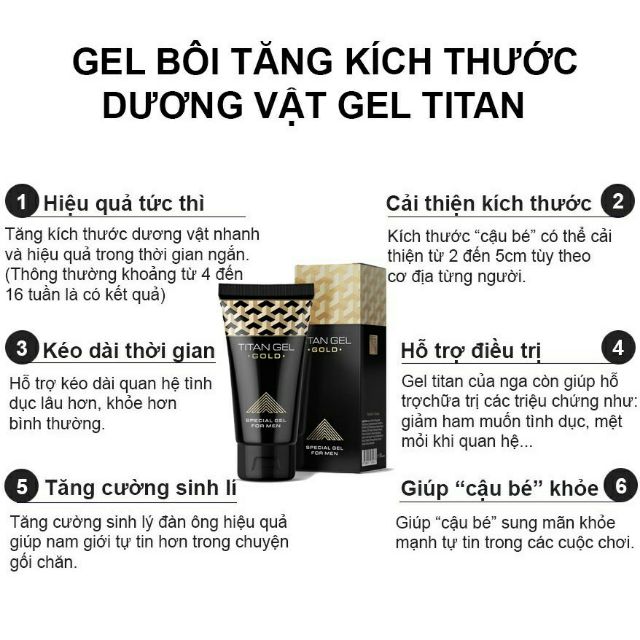 KEM TITAN GOLD CHUẨN NGA