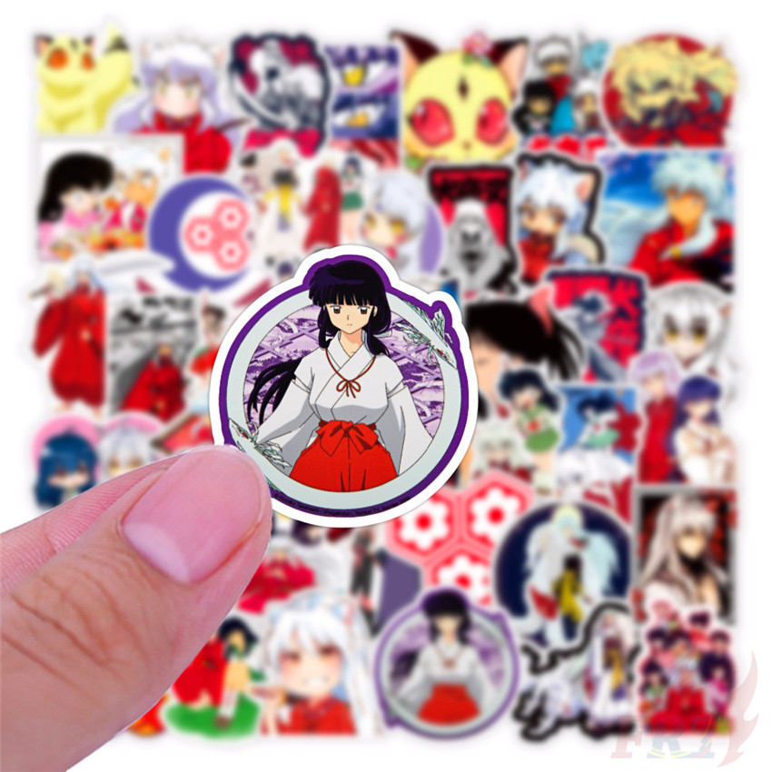 ❉ Inuyasha - Series 06 Anime Sesshoumaru Naraku Stickers ❉ 50Pcs/Set DIY Fashion Luggage Laptop Skateboard Decals Doodle Stickers