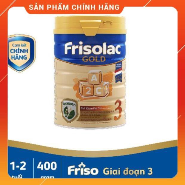 Sản Phẩm Chính Hãng  Sữa Bột Frisolac Gold 3 400g date 2022 Giá rẻ nhất