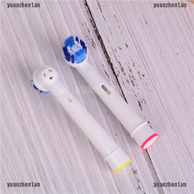 【YUANZHEN1】4pcs Electric Toothbrush Heads Replacement for Oral B EB-18A