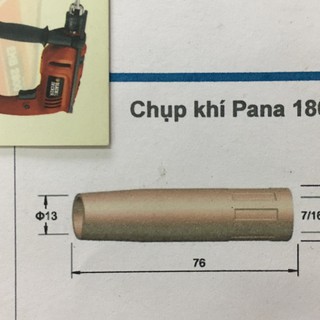 Chụp Khí Máy Hàn MIG Binzel 24 KD - Dành Cho Máy Hàn Từ 300A Đến 350A