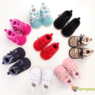 Boots Giữ Ấm Phối Lông Thú Cho Trẻ Sơ Sinh