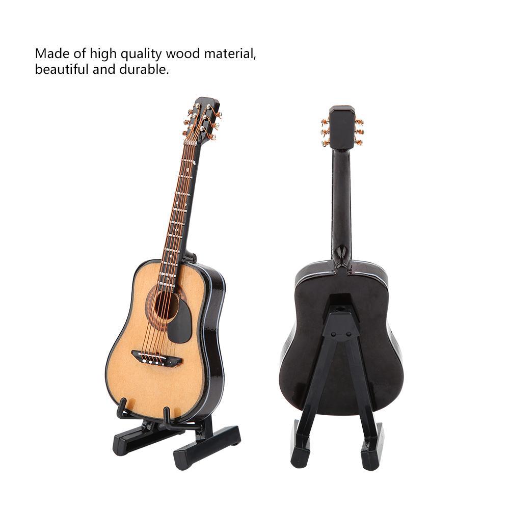 Mô Hình Đàn Guitar Mini Bằng Gỗ Dùng Để Trang Trí