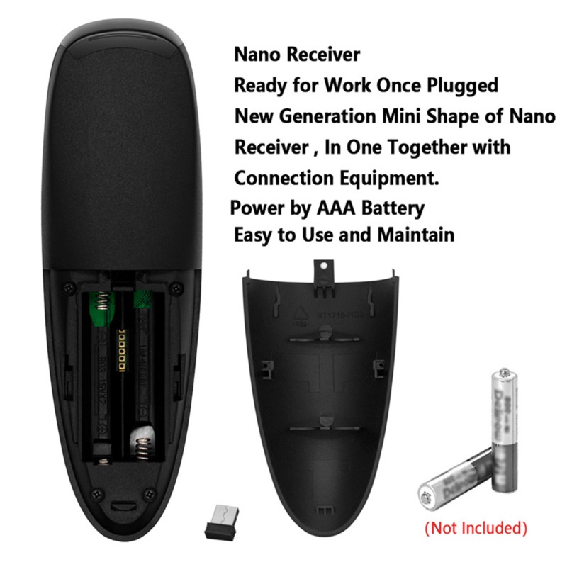 Chuột Bay mini 2 4GHz Cho Android TV Box X96 mini X96 Max Plus PC