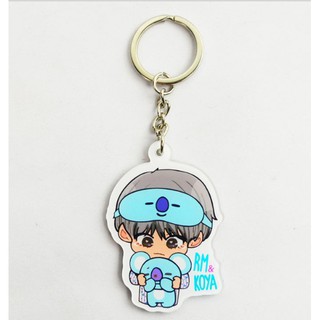 Móc khoá Bangtan mặc pijama