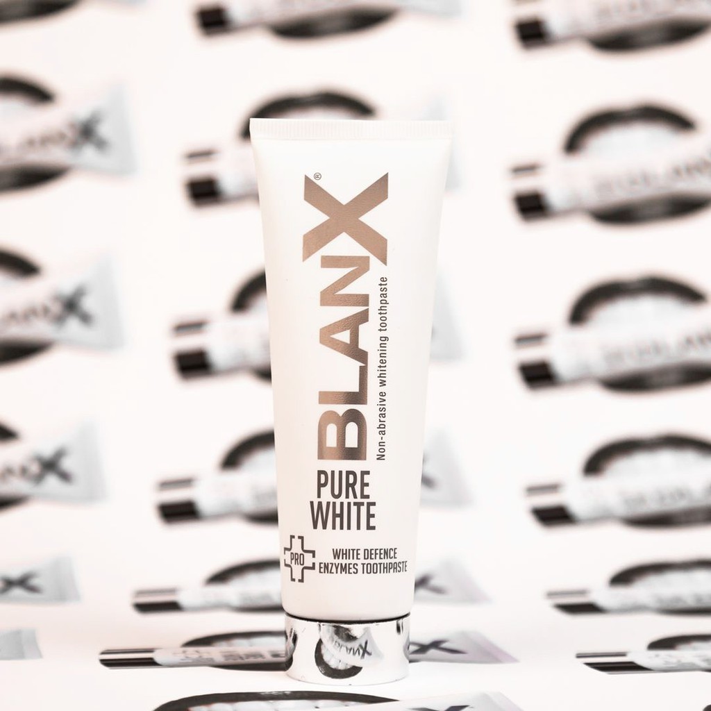 Kem Đánh Răng Cho Răng Trắng Bền Vững BlanX Pro Pure White tube 75ml - @chaobella