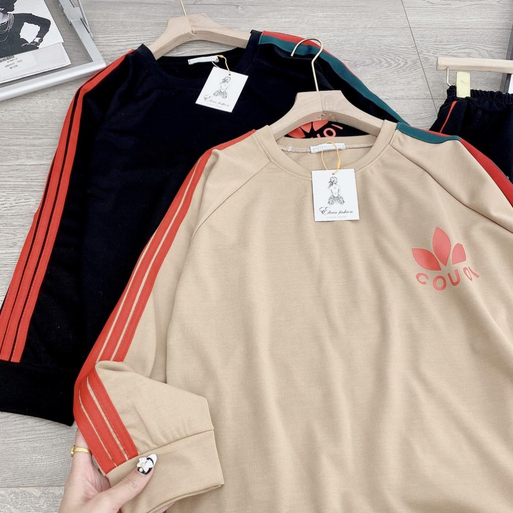 [ 𝐅𝐑𝐄𝐄 𝐒𝐇𝐈𝐏 ] BỘ THỂ THAO SỌC 3 LÁ CHỮ SIÊU CHẤT