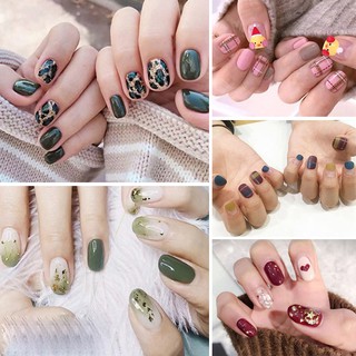 UNI Nail Wraps Set Dán móng tay 14 miếng nhiều mẫu