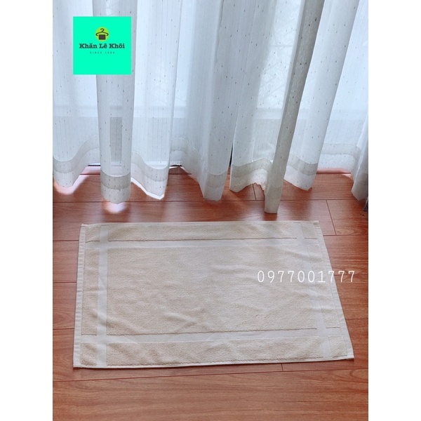 Combo 5 Thảm chùi chân Xuất Nhật Phong Phú - Nâu Be (40x60cm)