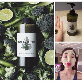 [Full Size 300ml] Sữa Rửa Mặt Thải Độc Rau Củ Super Vegitoks Cleanse
