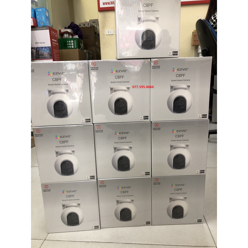 Camera IP Wifi EZVIZ C8PF ống kính kép PTZ, theo dõi và cảnh báo chuyển động | BigBuy360 - bigbuy360.vn