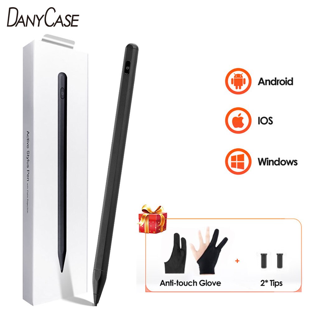 DANYCASE For iPad Apple Pencil 1 2 IOS Stylus Universal Capacitive Touch Screen Smart Pen For iPad Huawei Samsung Xiaomi A186