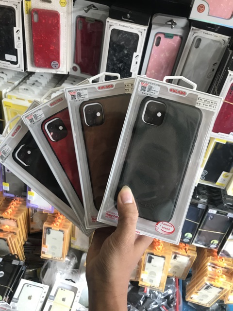 Ốp sulada iPhone 11 viền đen siêu chất nhiều màu
