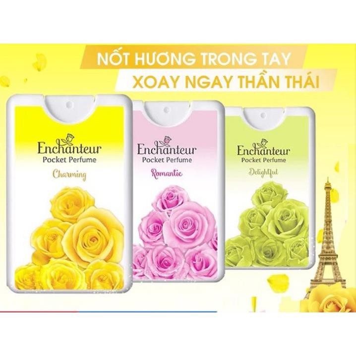 Nước hoa bỏ túi Enchanteur, Romano,Xmen. Dung tích 18ml | Thế Giới Skin Care