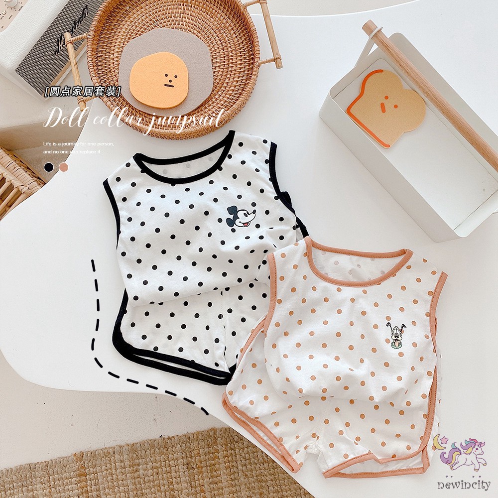 Set Áo Thun Ba Lỗ + Quần Short Thoải Mái Thời Trang Cho Bé