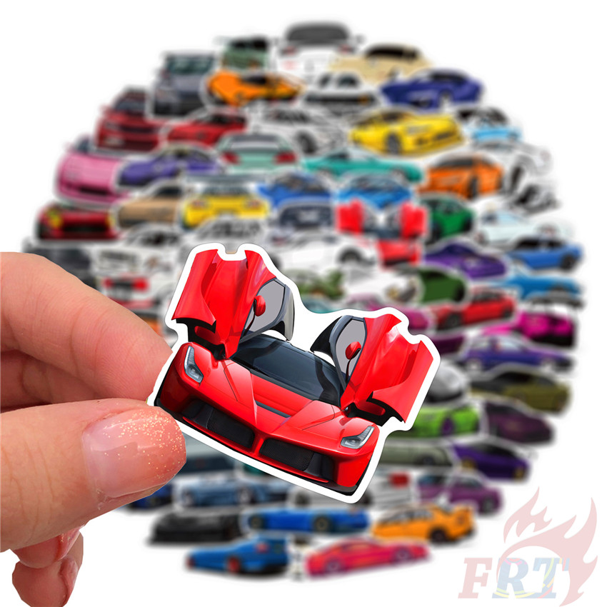 100Pcs/Set ❉ HellaFlush - SuperRun Supercar &amp; Hot Rod Series B Stickers ❉ JDM Racing Cars DIY Fashion Waterproof Decals Doodle Stickers