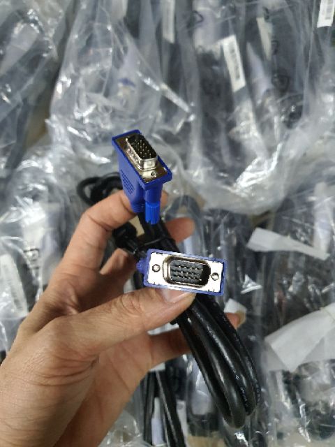 Cáp DVI ra DVI - VGA ra VGA hàng New bóc zin theo Màn hình và Dây Cáp 24+5
