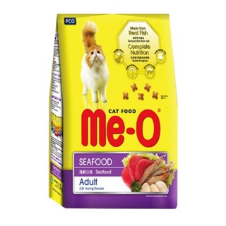 [ĐẠI LÝ CHÍNH HÃNG] Thức ăn hạt khô cho mèo Me-O Adult vị hải sản - Túi 350gr