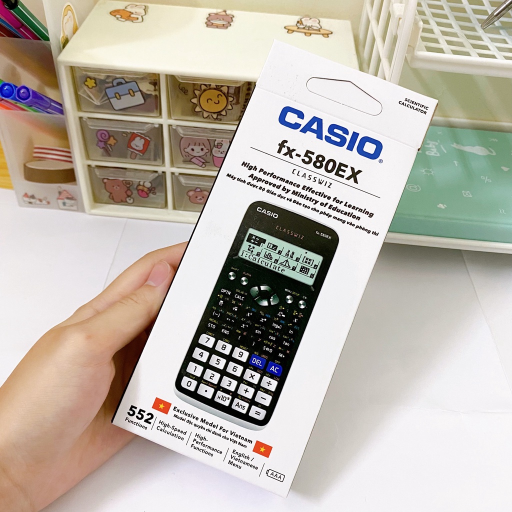 Máy Tính Cầm Tay FX580 EX - Máy Tính Học Sinh FX 580 EX Giá Rẻ