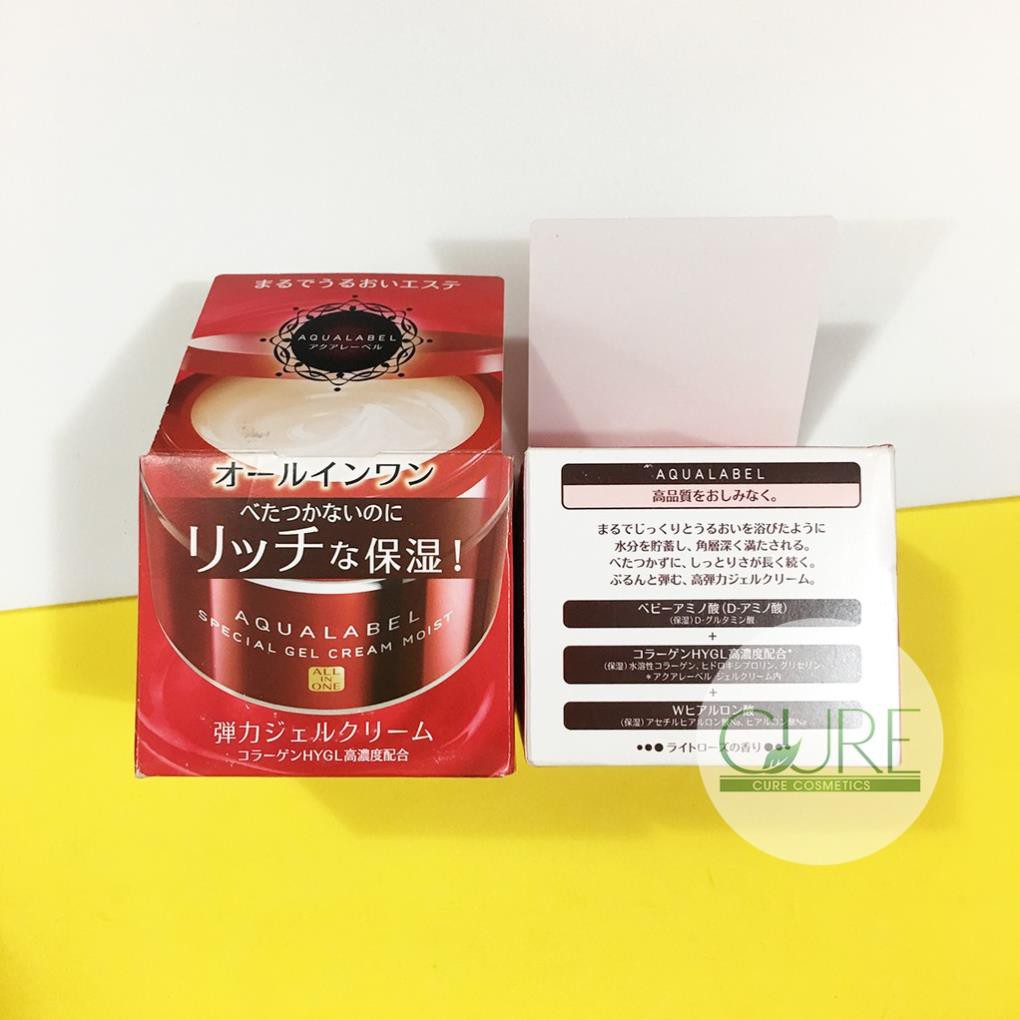 Kem dưỡng da Shiseido Aqualabel 5 IN 1 Special Gel Cream 90g (kem aqualabel đỏ, kem đỏ)