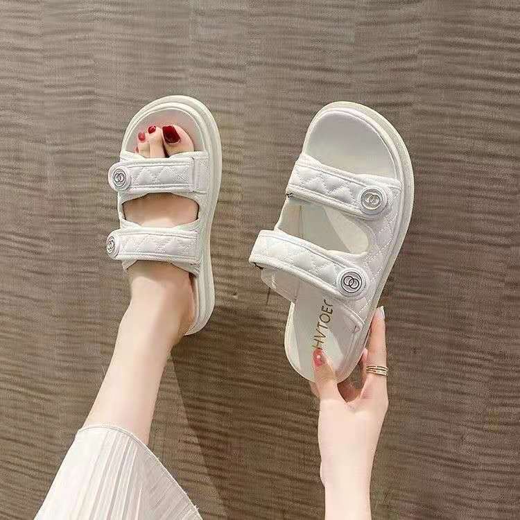 Dép Sandal Đế Dày Chống Trượt Thời Trang Mùa Hè Hàn Quốc