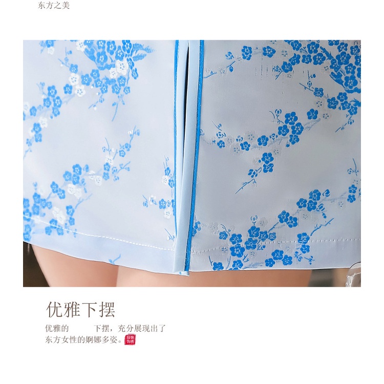 Đầm Sườn Xám Truyền Thống Trung Hoa Plus Size M-6XL 0143