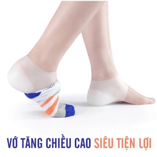 Vớ tăng chiều cao tàng hình, tất silicon tăng chiều cao (1 đôi )