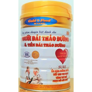 Sữa bột Goldfood chuyên biệt dành cho người bệnh tiểu đường và tiền đái tháo đường lon 900 gr – công ty TNHH oàng Khang.