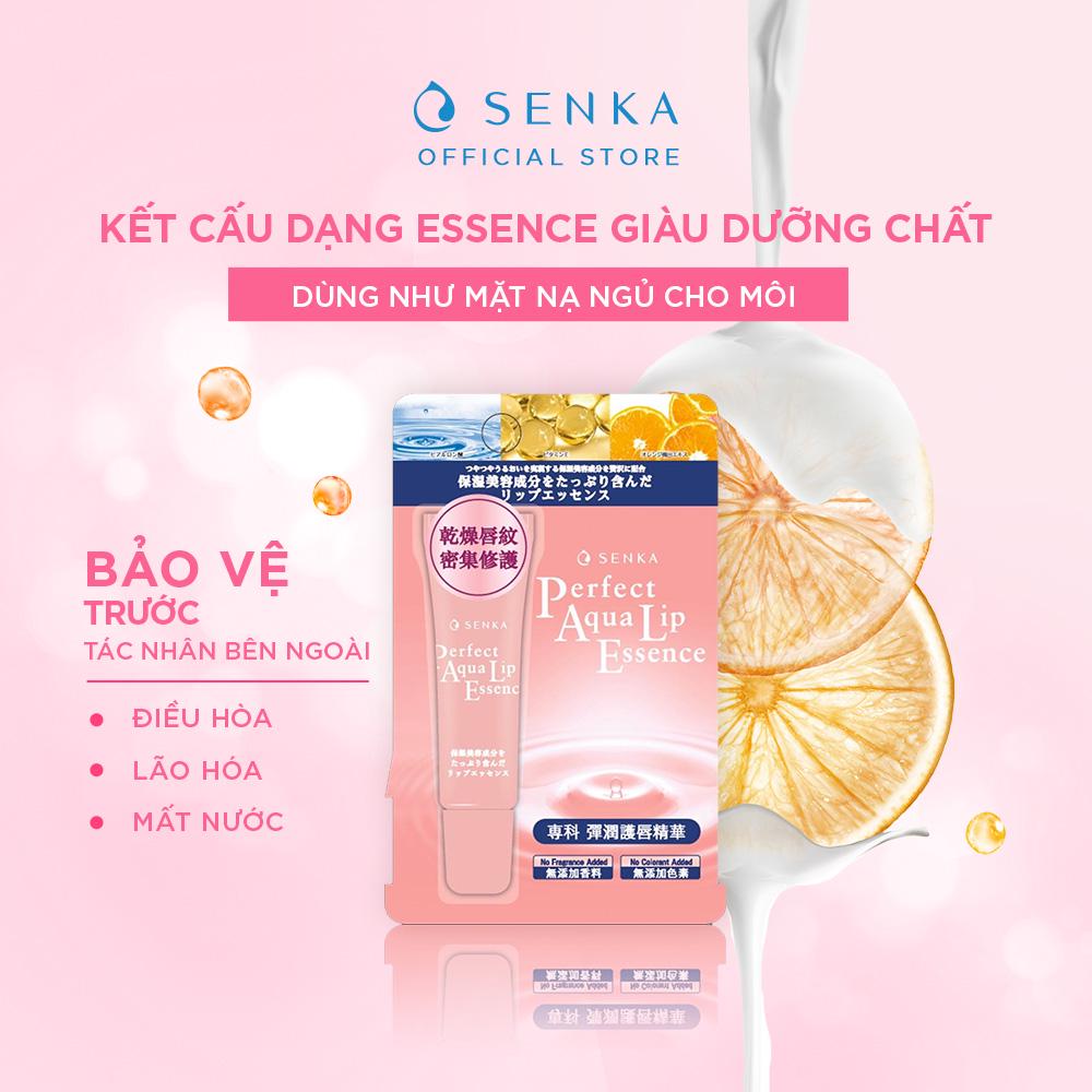 Bộ đôi Chống nắng trang điểm 3in1 & Tinh chất dưỡng môi cấp ẩm (Senka UV CC 3in1 + Senka Perfect Lip Essence 10g) | BigBuy360 - bigbuy360.vn