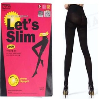 Quần Tất nữ let's slim 200D - set 3 chiec Chất liệu dày dặn - Không bai xù(Đen) loại 1 - bỏ sỉ