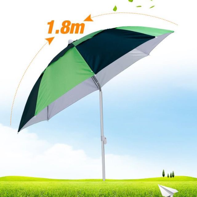 Ô Dù Che Nắng Mưa Hình Xanh 1m8