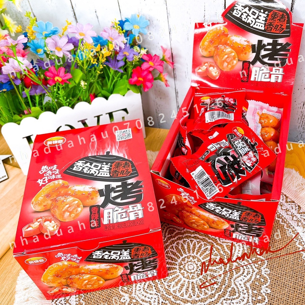 Xúc xích bi sụn giòn tẩm vị Hongkong gói 4 viên 20gam