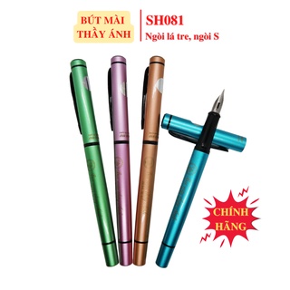 Bút mài thầy Ánh SH081 ngòi lá tre tự động thanh đậm