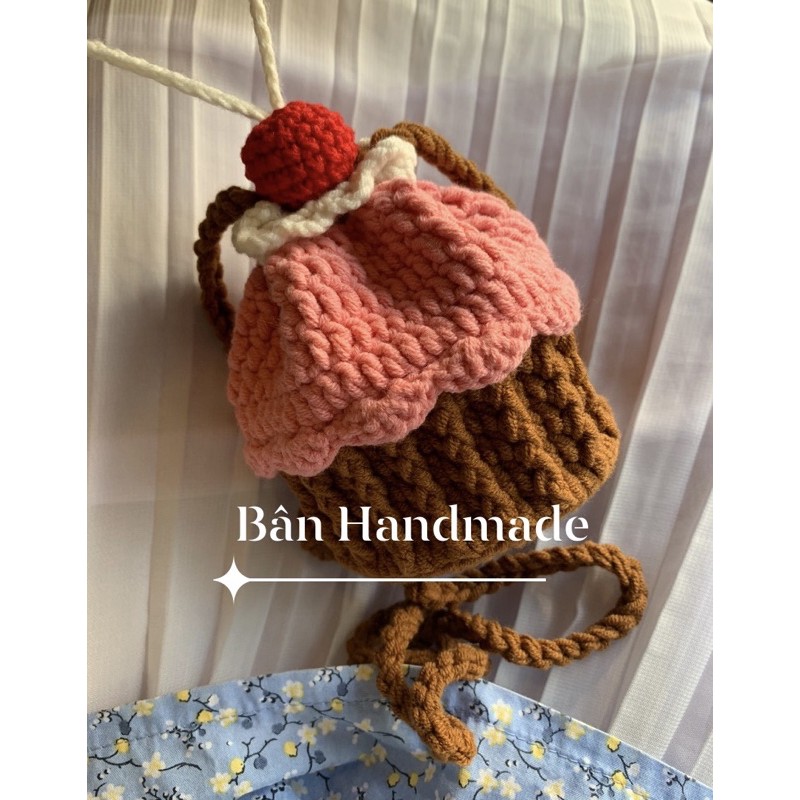 🍒HÀNG ORDER - Túi len hàn quốc ulzzang style - Túi len đeo vai - quà sinh nhật / Noel 🍒