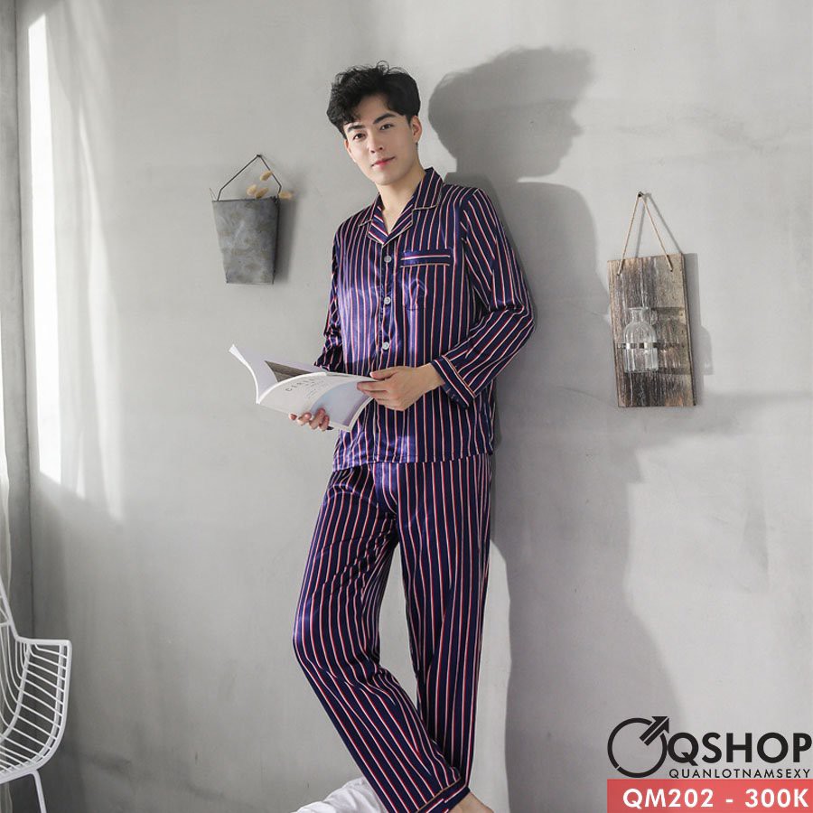 [SALE] BỘ ĐỒ PIJAMA NAM MẶC NHÀ MẶC NGỦ QSHOP QM202