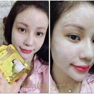 Ủ trắng mặt huyết yến