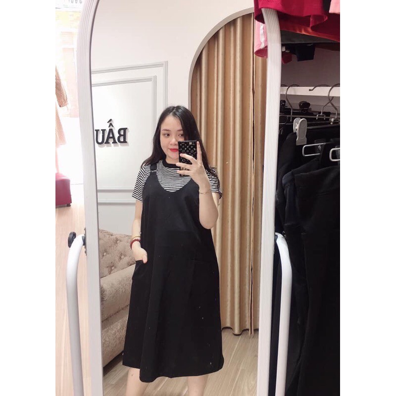 VÁY YẾM BẦU CÔNG SỞ ĐẸP(yếm rời) màu đen cao cấp loại 1 | BigBuy360 - bigbuy360.vn